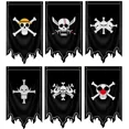 thumbnail image 1 of Cosplay de la bandera de One Piece Anime, Luffy, Zoro, Shanks, Ace, Marshall, poliéster, dibujos animados, fiesta de Halloween, barco pirata, cartel de bandera, decoración del hogar, 1 of 5