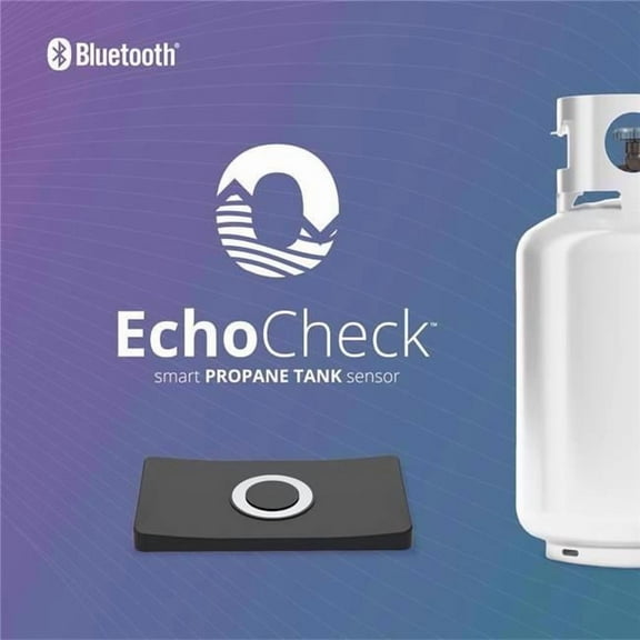 Echocheck 4024788 Bluetooth Compatible Propane Tank Sensor, Black - Case of 6