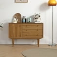 thumbnail image 4 of 43" Accent Sideboard Buffet for Entryway, Living Room, Oak, 4 of 5