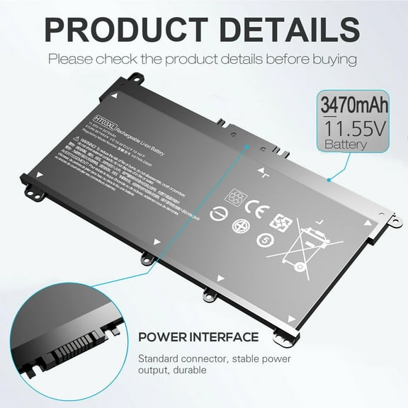 Battery for HP 15-CS3078NR 15-CS3079NR 15-CS3055WM 15-CS3075WM 15-CS0061CL NEW