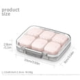 thumbnail image 4 of Ovzne Terrace Storage Box Storage Basket Large Capacity Sub-Packed Mini Box Portable Small Outdoor Portable Sealed Large Capacity 7-Day Mini Box Tablet Storage Box Iron Storage Box On Clearance, 4 of 4