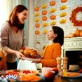 thumbnail image 5 of PMU Thanksgiving Autumn Leaf Assortment Artificial Fall Leaves Decor Harvest Colored Table Decoration Indoor/Outdoor Thanksgiving Party Events Accessory (50/Pkg) Pkg/6, 5 of 6