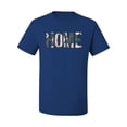 thumbnail image 2 of Wild Bobby, Home Floral Print Pop Culture Men's Graphic T-Shirt, Royal, Small, 2 of 3