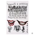 thumbnail image 4 of Waterproof Temporary Tattoo Sticker Skeleton Clown Clown Pattern Tattoo Water Transfer Human Body Art Fake Tattoo Women And Men Style 2, 4 of 5