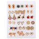 thumbnail image 1 of 18/36 Par Pendientes elegantes aretes mujer con juego cristal Imitación Perla Colorido, 1 of 4
