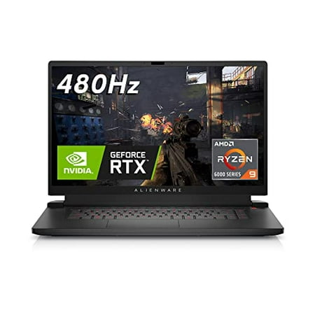 Dell Alienware M17R5 17.3" 360Hz FHD Gaming Laptop, AMD Ryzen 9-6900HX, 16GB RAM, 1TB SSD,NVIDIA GeForce RTX 3070 Ti, 17.3" 360Hz FHD Gaming Laptop,Dark Side of The Moon