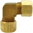 thumbnail image 1 of Coude de Compression en Laiton 3/8 Pouces 90 Degrés, 1 of 1