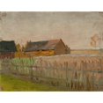 thumbnail image 2 of Jan Ciągliński 24x20 Black Ornate Framed Double Matted Museum Art Print Titled: Evening (1909), 2 of 5