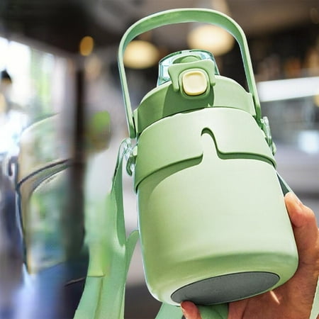 

Thermos cup for girls children high capacity thermos cup high appearance level Internet celebrities big belly drinking cup male and female students double drinking cup