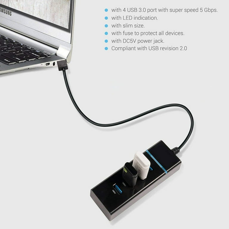 TD® Multiprise USB format 3.0 connexion Périphériques 4 ports
