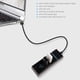 thumbnail image 4 of Hub USB de 4 puertos USB 3.0 C HUB Hub de datos de súper velocidad para Windows, Mac OS, Linux, Macbook, computadora portátil, Notebook, 4 of 8