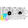 thumbnail image 2 of Corsair CW-9060050-WW iCUE H100i ELITE CAPELLIX Liquid CPU Cooler - White, 2 of 3