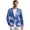 Blue Snowflake Print, variant on Men's Casual Blazer Long Sleeve Slim Fit Lightweight One Button Notched Lapel Christmas Dinner Business Sport Coat Jacket for Travel, Blue Snowflake Print