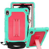 FIEWESEY for Orbic Tab8 5G Tablet Case,Heavy-Duty Shockproof Kids Friendly Rugged Hybrid Protective Cover Case for Orbic Tab8 5G Verizon/Orbic Tab8 5G UW 8-Inch Tablet (Green/Pink)