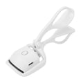 thumbnail image 4 of Rizador de pestañas eléctrico portátil, recargable por USB, inteligente, de larga duración, con 2 modos de temperatura, color blanco, 4 of 14