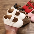 thumbnail image 3 of Yoyauz Baby Girl Mary Jane Shoes Anti Slip Rubber Sole Ballet Slippers Princess Dress Wedding Shoes Newborn Kids Shoes Toddler Shoes（0-12 Month）, 3 of 10