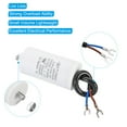 thumbnail image 4 of Uxcell CBB60 5uF Run Capacitor, AC450V 2 Wires 50/60Hz Cylinder with Screw 65x35mm, 4 of 5