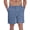 04-Blue, variant on Men's Linen Casual Classic Fit Short Drawstring Summer Beach Shorts