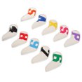 thumbnail image 4 of Juego de 10 Uds. De cubierta de hierro impermeable para palos de Golf, proceso de costura fina, funda protectora para cabeza de palo de Golf (fondo blanco con personajes coloridos), 4 of 5