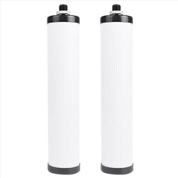 2X Elementos de Filtro Purificador de Agua para el Hogar Elementos de Filtro de Carbón Activado Trasero T33 de 9 Pulgadas Accesorios para Purificador de Agua