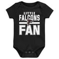 thumbnail image 2 of Newborn Outerstuff Atlanta Falcons Little Tike 3-Piece Bodysuit Set, 2 of 4