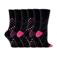 thumbnail image 1 of Gentle Grip - 6 Pairs Ladies Gentle Grip Non Elastic Crew Socks, 1 of 2