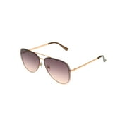 Sofia Vergara Aviator Rose Gold Sunglasses