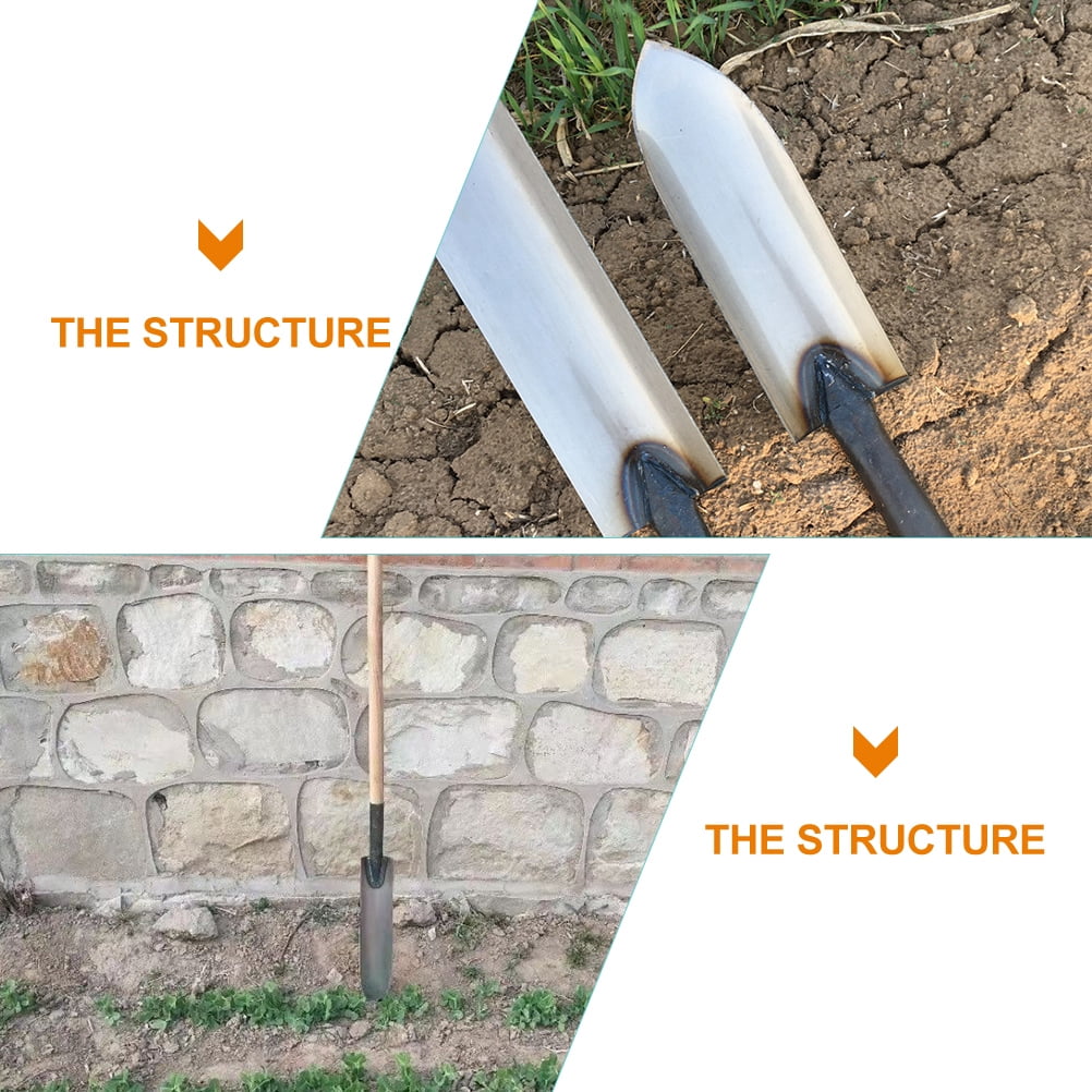 TABLZONE Steel Garden Trowel for Planting, Cultivating, and Digging with Comfortable Handle