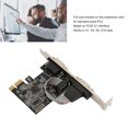 thumbnail image 3 of PCI Express RS 232 DB9 Serial Port Card, Widely  2 Port PCIE X1 Interface PCIe Serial Expansion Card PCB  For POS System For, 3 of 8