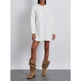 thumbnail image 2 of Faithtur Pull Tricoté Automne Hiver pour Femmes Couleur Unie Manches Longues Col Rond Long Tricoté, 2 of 9