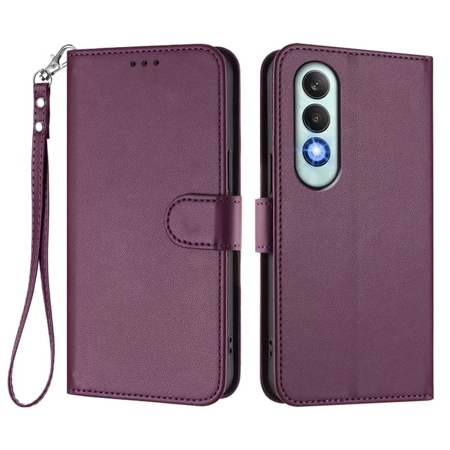 GANGXUN Wallet Case for OnePlus Nord CE4 5G – Magnetic Closure, RFID Blocking, Wrist Strap, Wireless Charging Compatible