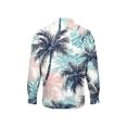 thumbnail image 7 of Kakii Men's Tropical Floral Button Down Long Sleeve Hawaiian Shirt Flower Printed Beach Shirts, 7 of 7