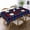 Color-1, variant on Stuart Black Tartan Rectangular Tablecloth 55"x70" with Lace Edge, Washable Durable Table Cover for Dining, Indoor Outdoor Home Restaurant Decor