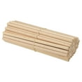thumbnail image 1 of Unique Bargains 5/16 x 8 Inch Dowel Rods Wood Sticks Unfinished Wooden Dowel Rods Round Dowels Sticks 50 Pcs, 1 of 6