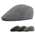 thumbnail image 1 of Newsboy Caps Classic Advanced Flat British Western Style Men Hat for Daily Wear, 1 of 8