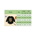 thumbnail image 5 of Wassery Infant Baby Boys Halloween Outfits 3M 6M 12M 18M 24M Newborn Boys Jumpsuit Long Sleeve Round Neck Letter Print Bodysuit Fall Casual Romper Tops, 5 of 9