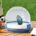 thumbnail image 6 of YIEMEEN Portable Clear Bird Parrots Transport Cage Window Ventilated Carriers Bag Breathable Bird Carriers Travel Bag, 6 of 14