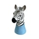 thumbnail image 1 of Jarrón con cara de animal, estatua artística para sala de estar, decoración para el hogar y la oficina, creativo, flores secas Cebra, 1 of 9
