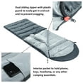 thumbnail image 5 of Alpine Swiss 0°C (32°F) Sleeping Bag Lightweight Waterproof with Compression Sack Adults All Seasons Camping Hiking Backpacking Travel Outdoor Indoor, 5 of 7