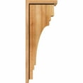 thumbnail image 3 of 8"W x 10"D x 26"H Pescadero Rough Sawn Corbel w/Backplate, Western Red Cedar, 3 of 9