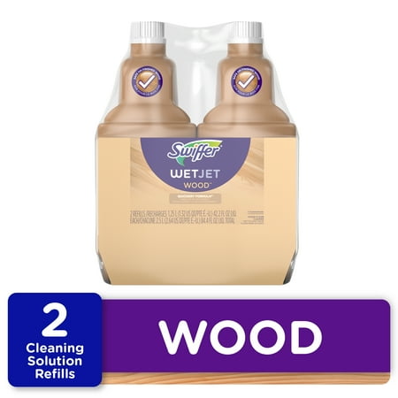 Swiffer Wetjet Wood Floor Cleaner Solution Refill 2 Count