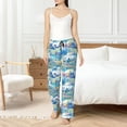 thumbnail image 5 of Pajama Pants Women, travel SUV daisy flower Sweatpants Soft Sleep Lounge Pants, Casual PJ Bottoms Pants with Pockets, 5 of 5