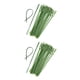 thumbnail image 2 of Inteprter 50 paquetes/lote de sujetadores de Cable de larga duración-solución no tóxica para el hogar y el jardín poder de unión ajustable verde 17cm 2Conjunto, 2 of 6