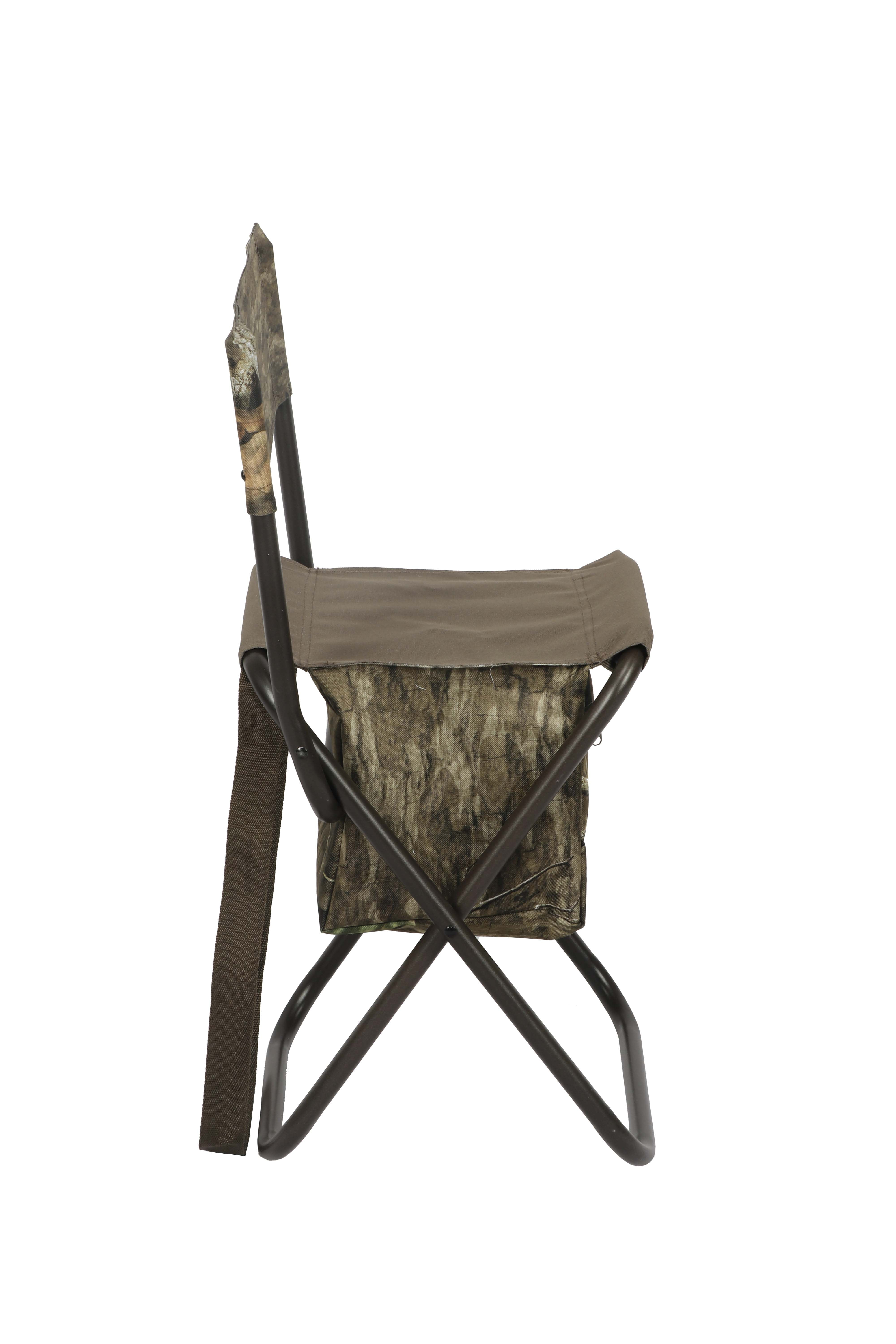 Mossy Oak Hunting Dove Chair with Storage, Mossy Oak Country Roots Camouflage, Adult, Polyester