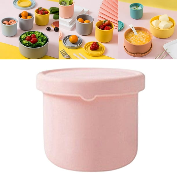 Caja de silicona para el almuerzo Macarena Recipiente de silicona Rosa 250ml