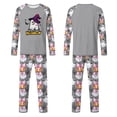 thumbnail image 4 of Halloween Family Pajamas Set Long Sleeve Crew Neck, Cute Matching Halloween Pajamas with Hat Ghost Bow Print, Cozy Family Halloween Pajama Set Sleepwear, 4 of 4
