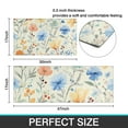 thumbnail image 7 of Pioneer Flower Floral Print Pattern Kitchen Rugs Sets Of 2,Anti Fatigue Kitchen Mat Rugs Non Slip Washable,Decorative Kitchen Floor Mats for Kitchen,Sink,Laundry,17"x30"+17"x47", 7 of 7