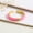 Pink, variant on Adjustable Enamel Open Ring for Women, 18K Gold Plated Stackable Band with Cubic Zirconia, Colorful Minimalist Statement Fashion Jewelry