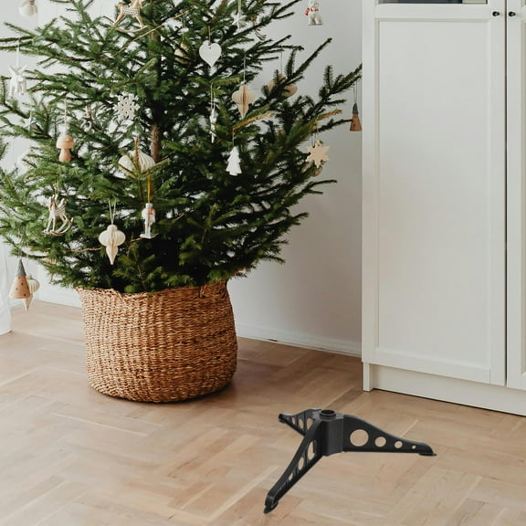 Niceauty 4Pcs Christmas Tree Base for Artificial Trees Green ABS Design