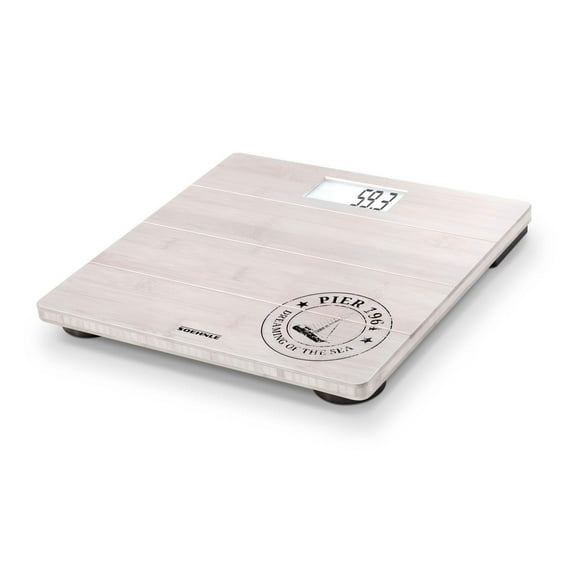 Soehnle 63845 8 Electronic personal scale Plaza Color blanco - Báscula de baño (LCD, Color blanco, 3
